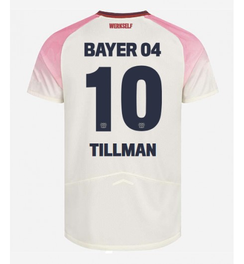 Bayer Leverkusen Malik Tillman #10 Venkovní Dres 2025-26 Krátký Rukáv Bayer Leverkusen Malik Tillman #10 Venkovní Dres 2025-26 Krátký Rukáv